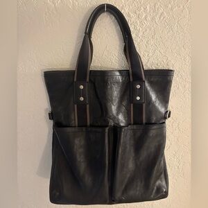 Coach Dark Brown Leather Men's Briefcase